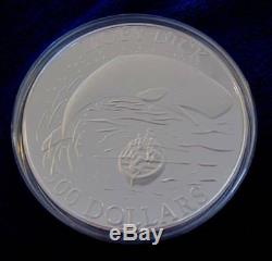 70oz SILVER Moby Dick Double Silver Kilo. 999 Silver Proof withDisplay Case 2Kg
