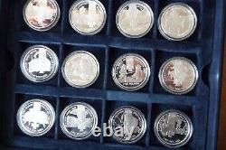 A Boxed Victoria Cross £5 Proof Silver Collection (18 coins)