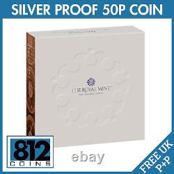 Alan Turing 2022 Silver Proof 50p Brand New & Boxed Coin Enigma Mind LGBTQ+