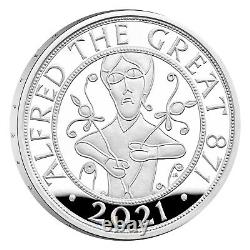 Alfred the Great 2021 UK £5 Silver Proof Coin