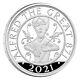 Alfred the Great 2021 UK £5 Silver Proof Coin