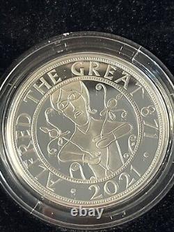 Alfred the Great 2021 UK £5 Silver Proof Coin