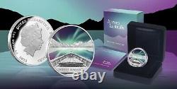 Aurora Australis 2022 1 Ounce Silver Proof $1 Coin Perth Mint. Limited Edition