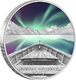 Aurora Australis 2022 1 Ounce Silver Proof $1 Coin Perth Mint. Limited Edition