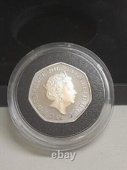 Beatrix Potter 150th Anniversary 50p Silver proof coin 2016. F/15