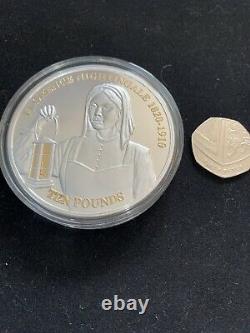 Bicentenary Florence Nightingale 5oz £10 Silver Proof Coin JUST 250 WORLDWIDE