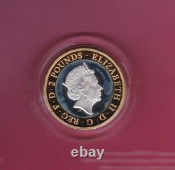 Boxed 2018 Royal Mint Piedfort Silver Proof Raf Centenary Vulcan £2 Coin + Cert