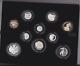 Boxed 2022 Platinum Jubilee Of Her Majesty The Queen Silver Proof 10 Coin Set