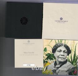 Boxed 2023 Charles III Mary Seacole Standard Silver Proof £5 Coin-mint