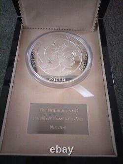 Britannia 2018 Silver Proof 1 Kilo Kg £500 Coin. Made by Royal Mint so CGT FREE