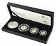 Britannia Silver Proof 4 Coin Set Cased With Coa Choice Of Year