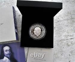 British Monarchs King Charles I 2023 1oz Silver Proof Coin. C. O. A 0114