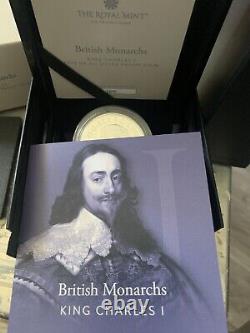 British Monarchs King Charles I 2023 2oz 5 Pounds Silver Proof Coin