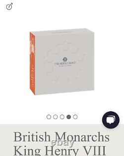 British Monarchs King Henry VIII 2023 UK 2oz Silver Proof Coin Royal M Pre Order