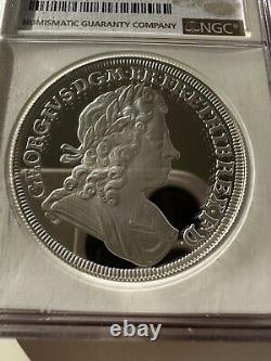 British Monarchs PF70 King George I 2022 UK 2oz £5 Pound Silver Proof Coin