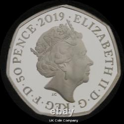 Celebrating 50 Years Of The 50p 2019 Uk Silver Proof Coin Set