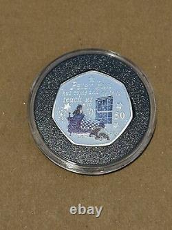 Celebrating 90 Years Of Peter Pan Silver Proof 50p Coin Set Fifty Pence COA0259