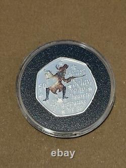 Celebrating 90 Years Of Peter Pan Silver Proof 50p Coin Set Fifty Pence COA0259