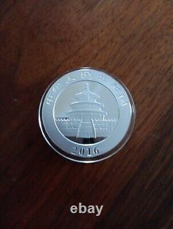 Chinese panda Proof 1oz silver coin