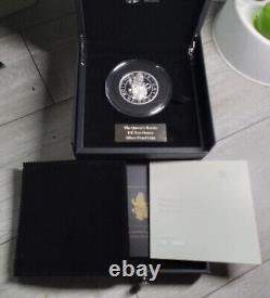 Coin Fine Silver Proof Queens Beast 10oz 2017 Lion England £10 BOX COA