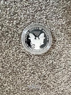 Coin Silver Proof Liberty Eagle Dollar USA 1oz Coin Boxed + COA Year 1989