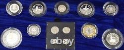 Coin Silver Proof Millennium 13 Coin 2000 Set Maundy money Royal Mint
