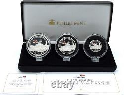 Coin Silver Proof Royal National Lifeboat Institution 3 Coin Set 2021 £5 £1