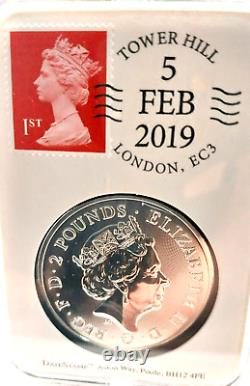 Datestamp UK 2019 Year Of The Pig 1oz silver Proof Coin Ltd Ed 188