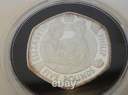 Diamond Wedding Anniversary 18 x proof silver coin collection. 925 2007 case COA