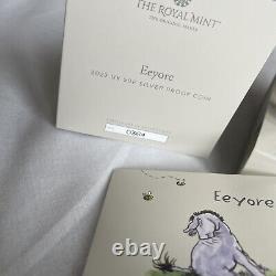 Eeyore 2022 UK 50p Silver Proof? Coin Winnie Pooh & Friends Limited Edition