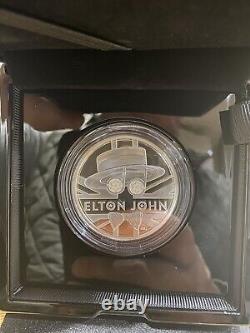 Elton John Music Legends 2020 Royal Mint UK 2oz Two Ounce Silver Proof Coin COA
