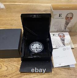 Elton John Music Legends 2020 Royal Mint UK 2oz Two Ounce Silver Proof Coin COA