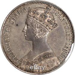 Great Britain 1847 Victoria Proof Gothic Silver Crown PCGS PR-58 UNDERGRADED