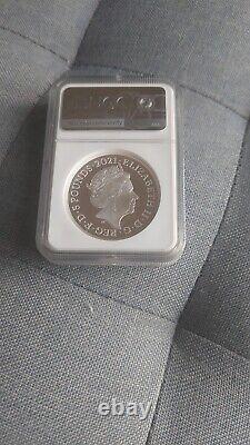 HRH Prince Philip DOE £5 2oz Silver Proof Coin PF69UC
