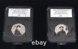 Harry Potter Silver Proof 50p Coin Set First strike only 50 worldwide ever made
