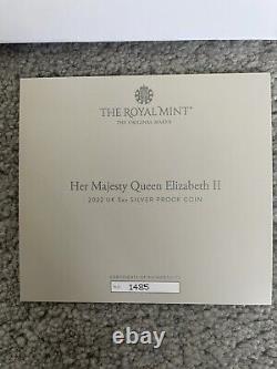 Her Majesty Queen Elizabeth II 2022 £5 UK 5oz Silver Proof Coin
