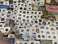Huge Lot 500 Coin/Stamp/CurrencySilver Note/Buffalo/WL/Proof/Indian/VDB/Mercury