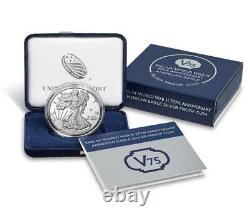 In Hand End of World War II 75th Anniversary American Eagle Silver Proof Coin