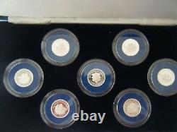Jersey Shipbuilding Series 1991-1994 Silver Proof One Pound Coin Collection