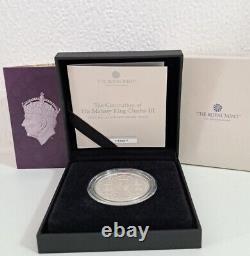 King Charles III 1oz 2023 Coronation Silver Proof Coin Royal Mint No 01937