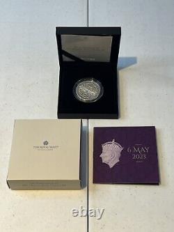 King Charles III 1oz 2023 Coronation Silver Proof Coin Royal Mint No 02018