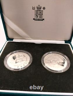 Lord Nelson At Trafalgar 2005 Silver Proof Piedfort 2x £5 Pounds Ltd Ed 3000