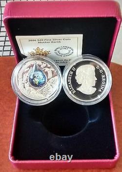 Mother Earth Coin $20 2016 1OZ Pure Silver Proof Canada Coin
