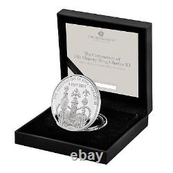 NEW King Charles III Coronation UK £5 Silver Proof Coin 2023 Limited Edition