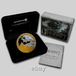 New Zealand- 2013 1 OZ Silver Proof Coin- Hobbit Coin Desolation of Smaug
