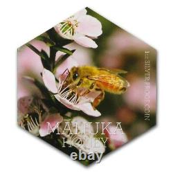 New Zealand 2018 1 OZ Silver Proof Coin- Manuka Honey Bee
