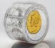 Niue 2014, Fortuna Redux Mercury 3D, $25, 3 Oz SILVER proof cylinder shaped coin