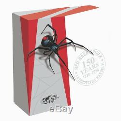 Niue 2020 Red-Back Spider Deadly $10 5 Troy Oz Pure Silver Color Proof FULL OGP