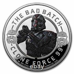 Niue 2022 1 Oz Silver Proof Coin Star WarsT The Bad BatchT Hunter