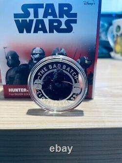 Niue 2022 1 Oz Silver Proof Coin Star WarsT The Bad BatchT Hunter